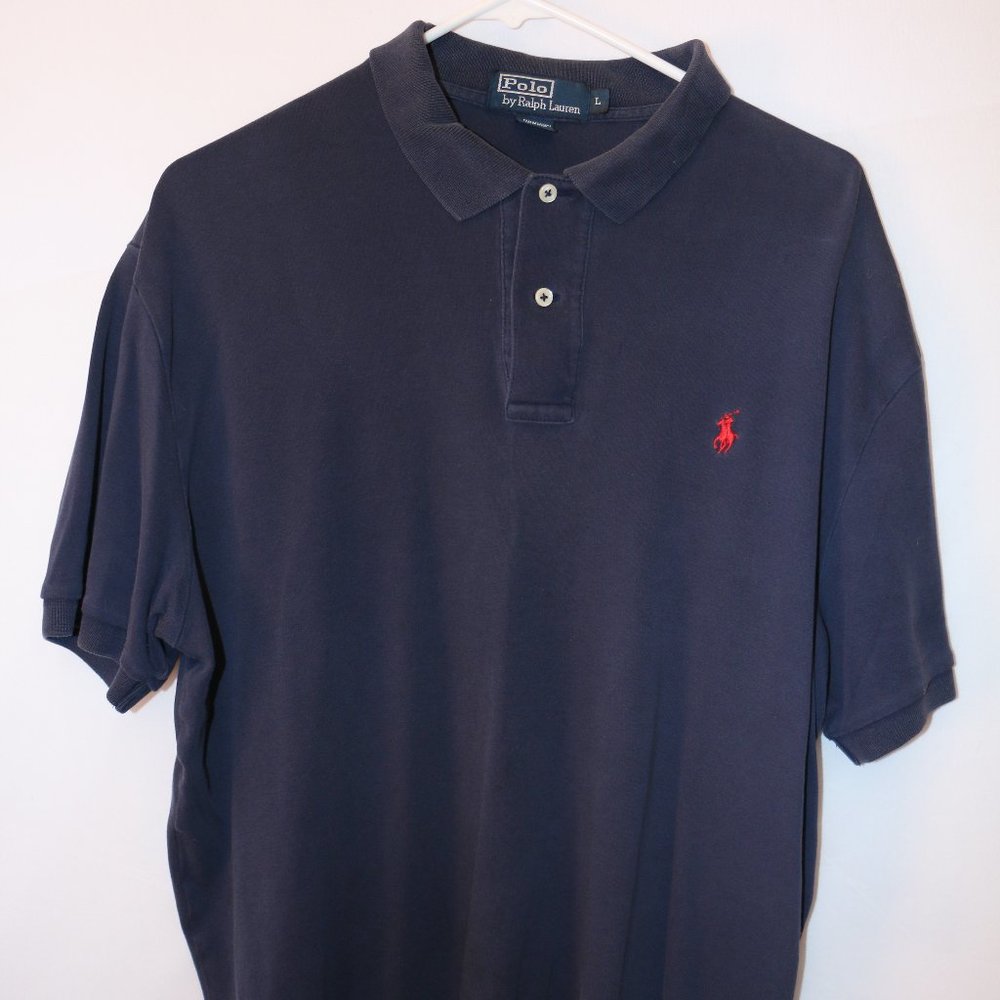 Ralph Lauren Polo Shirt Large, Dark Blue